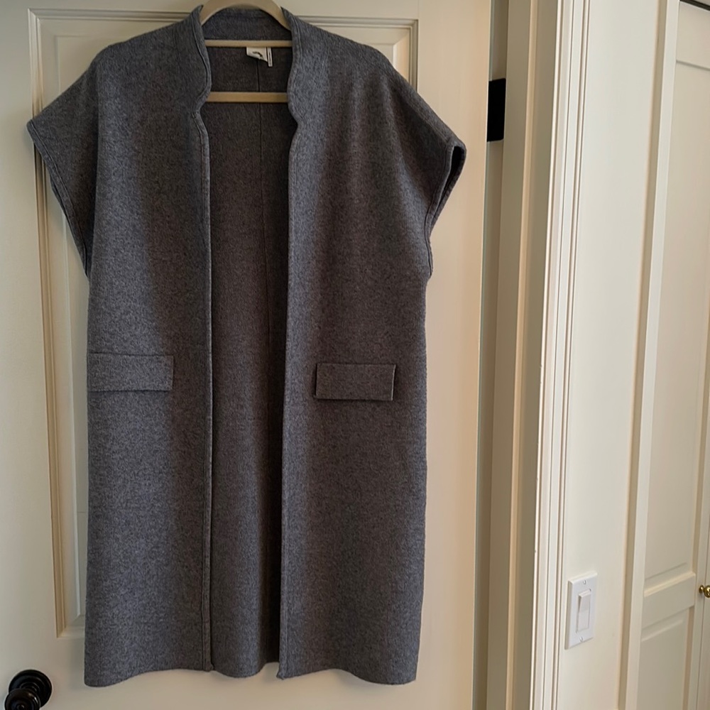 Akemi and Kim long vest